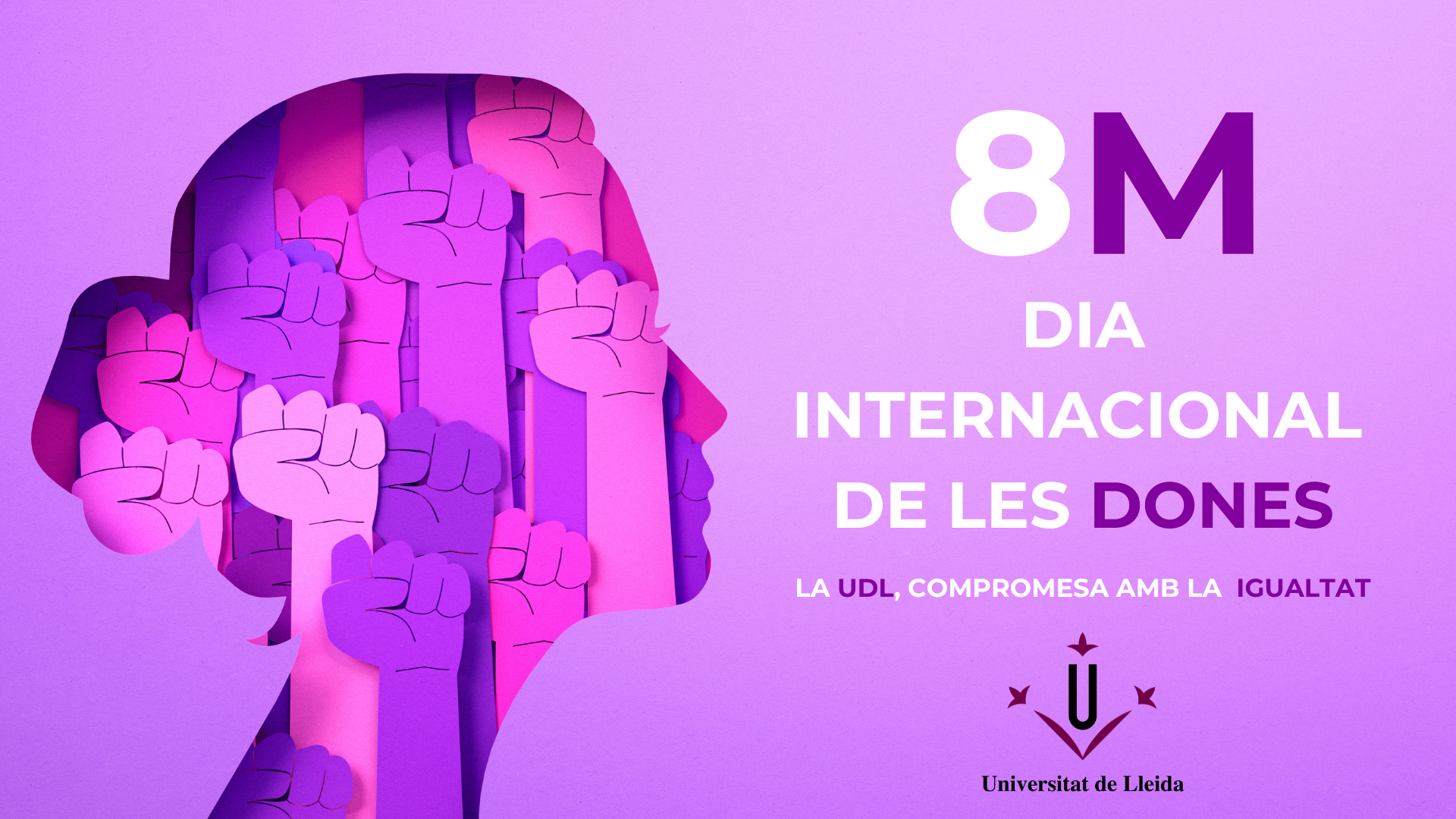 Commemoració del Dia Internacional de les Dones 8M a la UdL