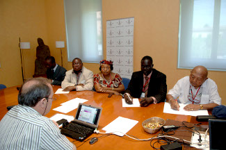 Els representants africans, al curs de gestió universitària de la UdL