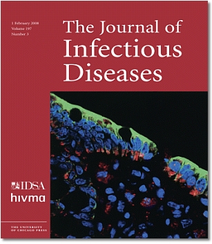 Portada del nª de Febrer del Journal of Infectious Disease, on apareix l'estudi del Grup de Genètica de la UdL