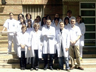 Matias-Guiu amb el grup de Patologia Oncològica de la UdL