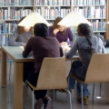 Estudiants de la UdL a la biblioteca