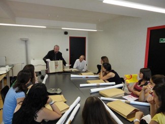 Estudiants d'Estudis Catalans i Occitans de la  Universitat de Lleida (UdL) visiten Tolosa de Llenguadoc
