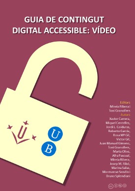 Guia de vídeo accesible / Universitat de Lleida