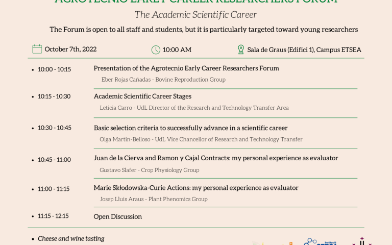 Jornada: Early career researchers forum