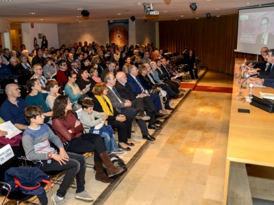 Acte de reconeixement a Joan Viñas per la seua trajectòria acadèmica i de servei a la Universitat de Lleida