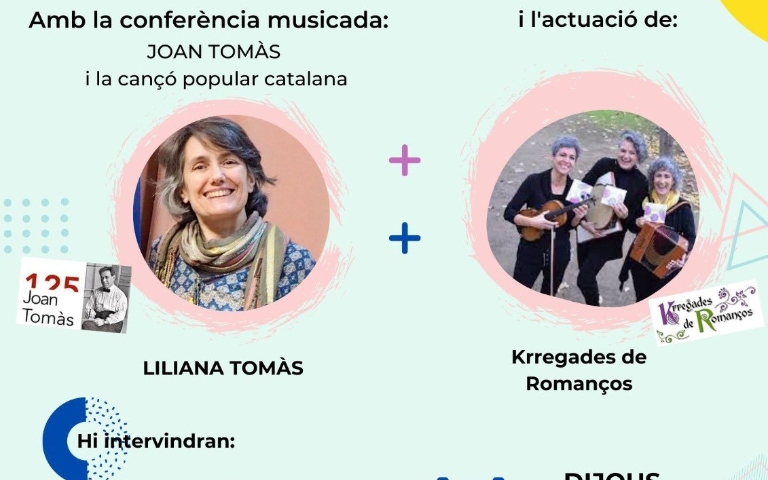 Cloenda de curs de l'Aula d'Extensió Universitària del Palau d'Anglesola, conferència: Joan Tomàs i la cançó popular catalana